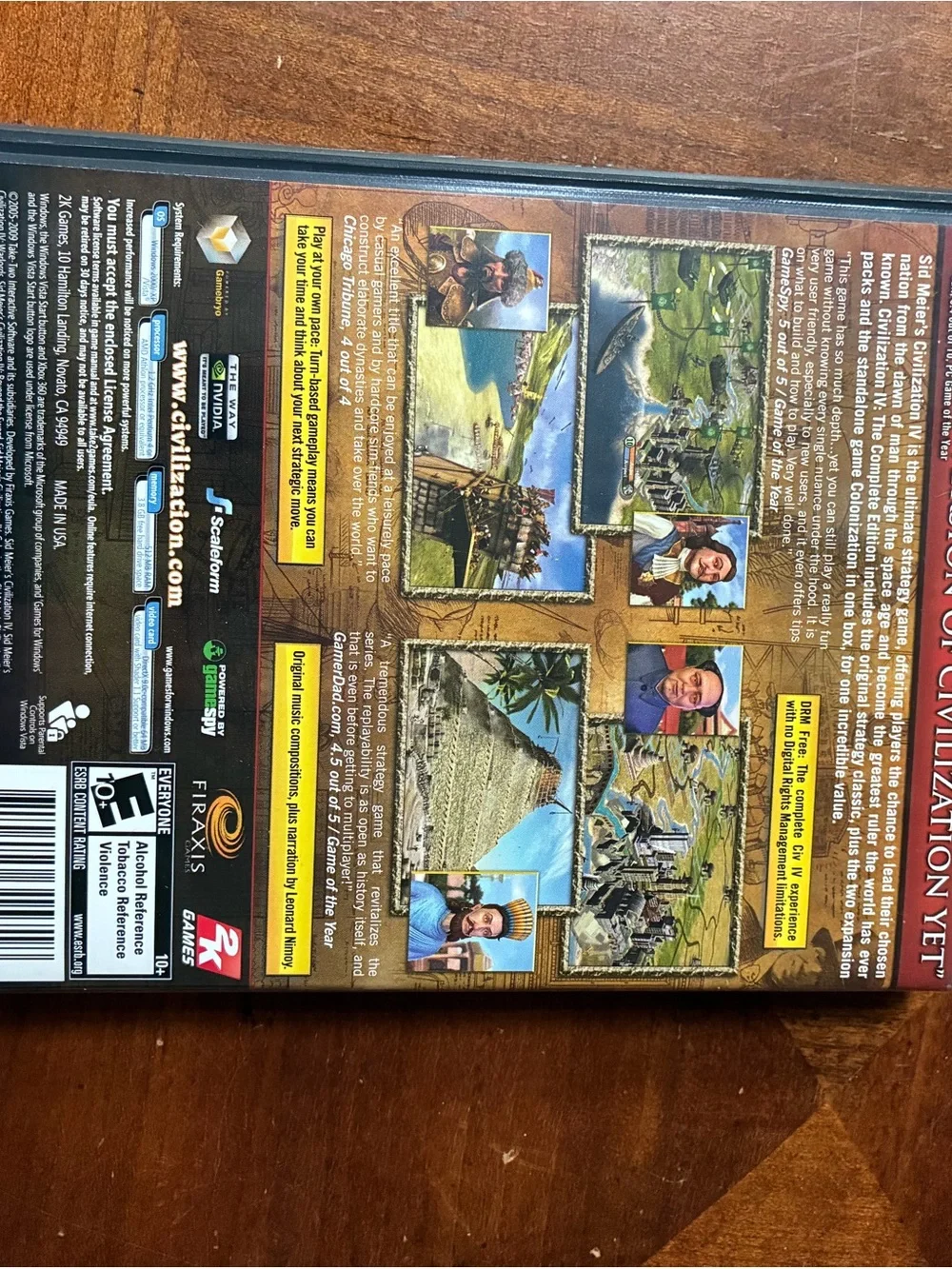 Sid Meier's Civilization IV: The Complete Edition PC Game - Black Cover (2K)